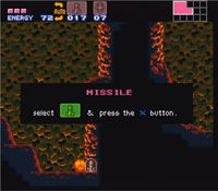 une photo d'Ã©cran de Super Metroid sur Nintendo Super Nes